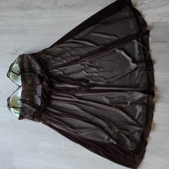 Vintage Slip Dress with mint green liner medium fit - Picture 2 of 3